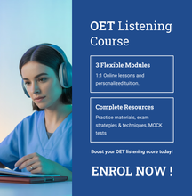 Load image into Gallery viewer, OET Listening Course