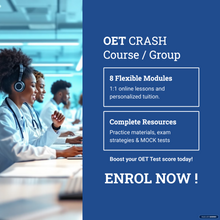 Load image into Gallery viewer, OET Crash Course / Group