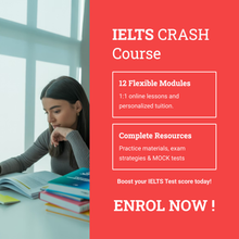 Load image into Gallery viewer, IELTS One to One - Crash Course