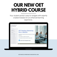 Load image into Gallery viewer, OET Reading - HYBRID - Online / 1:1 Course