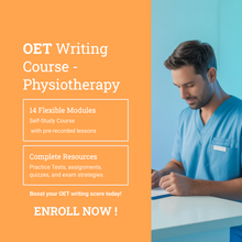 Load image into Gallery viewer, OET Writing Mastery for Physiotherapy- Self-Study