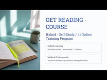 Load and play video in Gallery viewer, OET Reading - HYBRID - Online / 1:1 Course