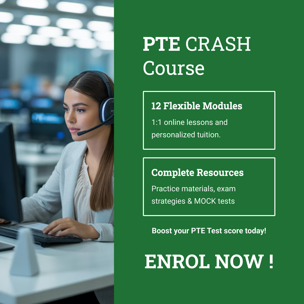 PTE One to One - Crash Course
