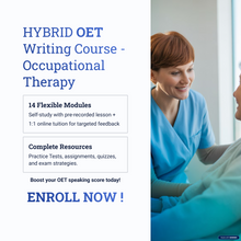 Load image into Gallery viewer, OET Writing OCCUPATIONAL THERAPY - Online / 1:1 Course
