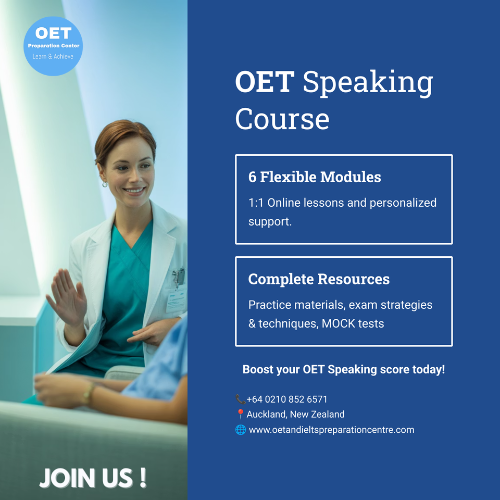 OET Speaking Course - ALL Professions