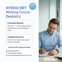 Load image into Gallery viewer, OET Writing DENTISTRY - HYBRID -  Online / 1:1 Course
