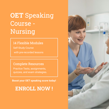 Load image into Gallery viewer, OET Speaking Skills for Nurses- Self-Study
